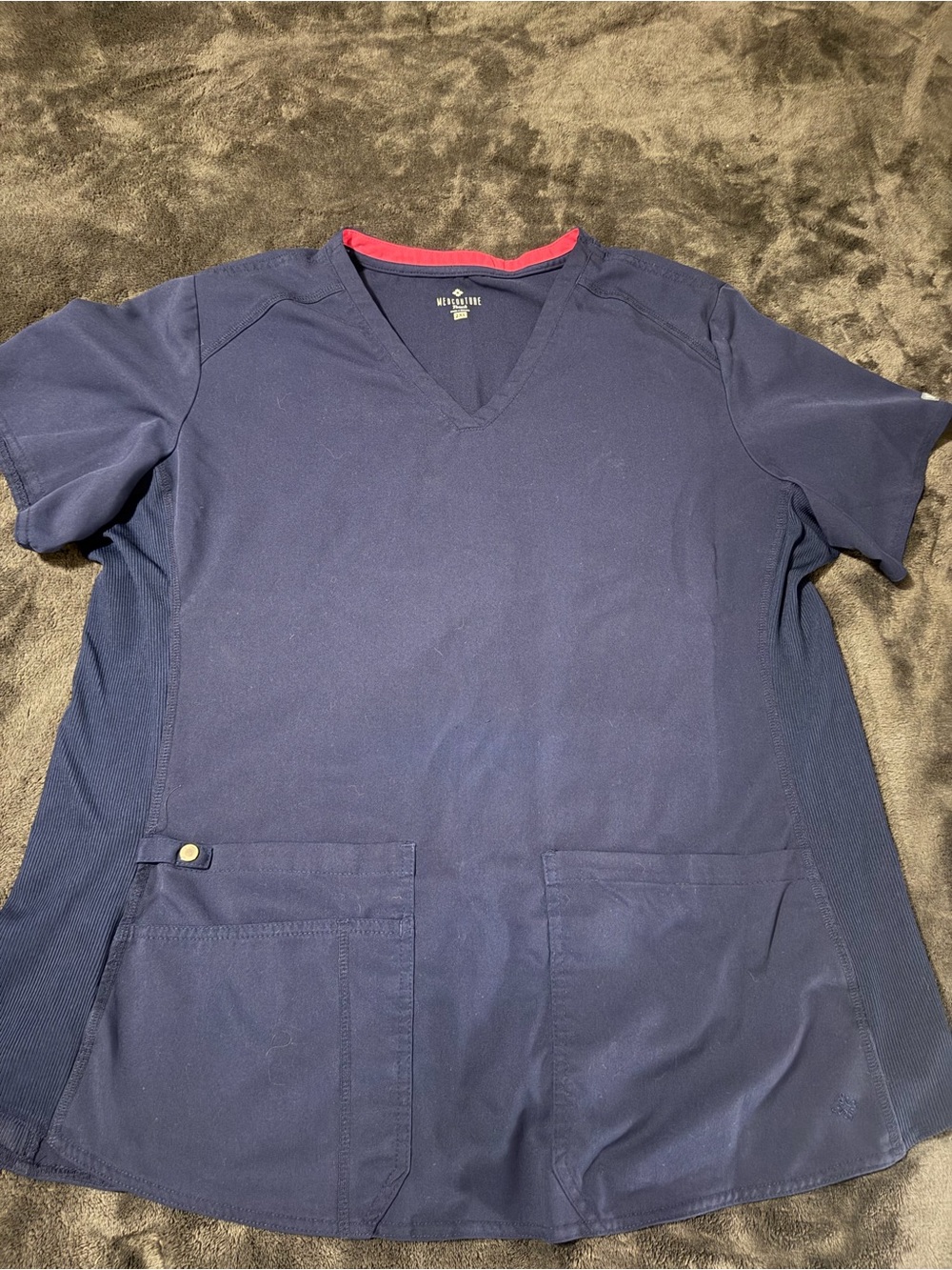 Med Couture Women’s Navy Scrub Top